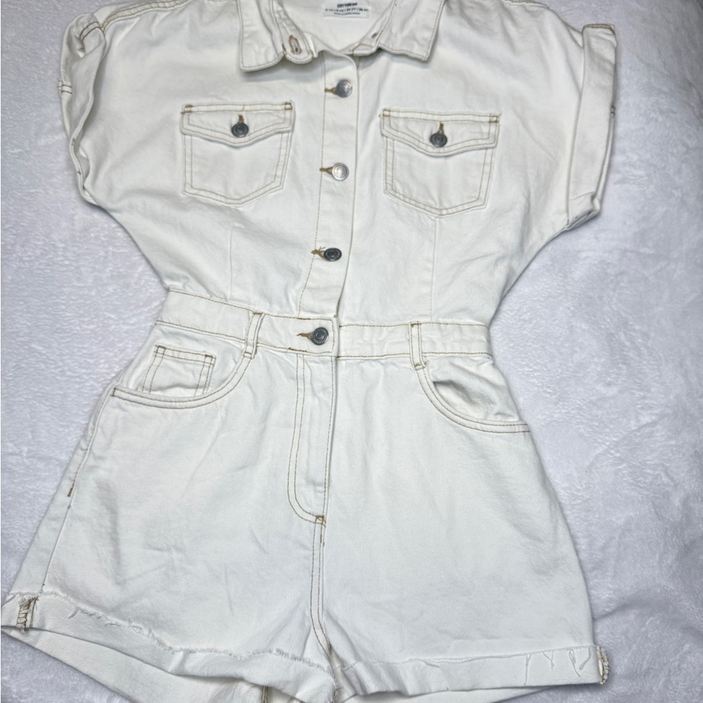 Cotton On Cream Denim Romper